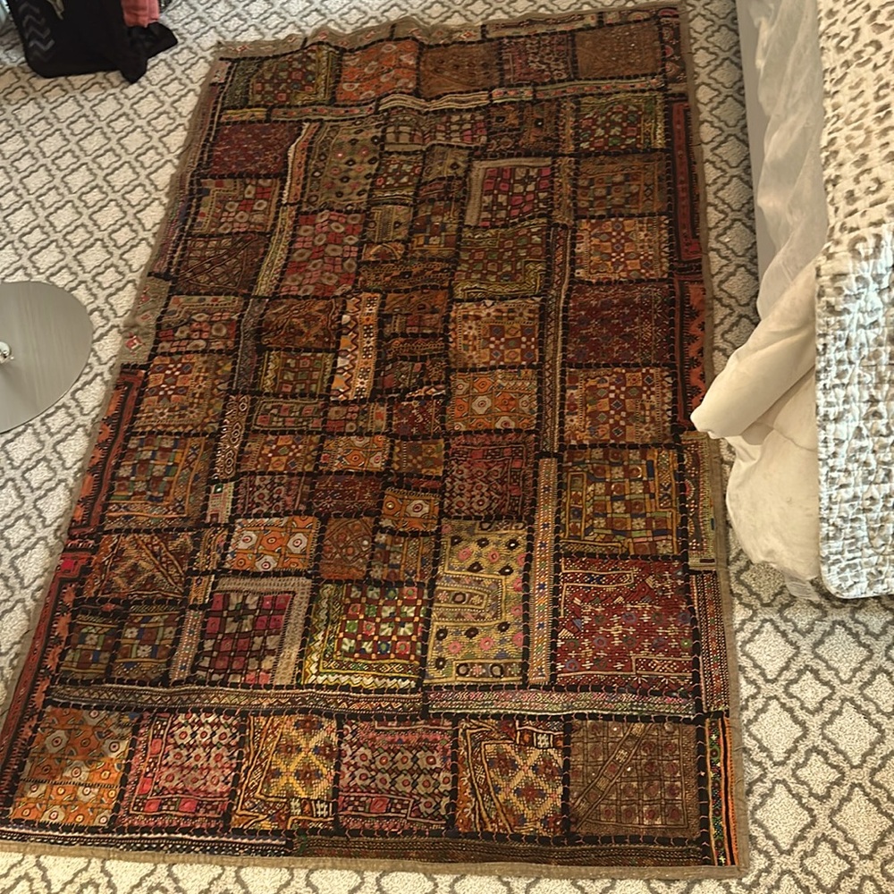 Hand done wall tapestry.